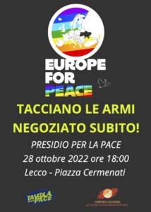 "PRESIDIO PER LA PACE"